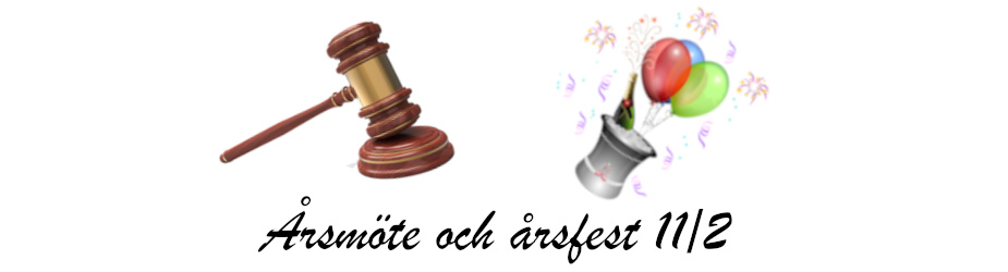 image: Årsmöte och årsfest 11 februari - inbjudan och verksamhetsberättelse