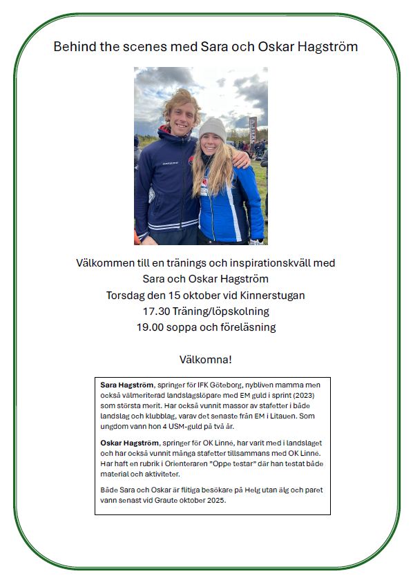 Behind the scenes med Sara och Oskar